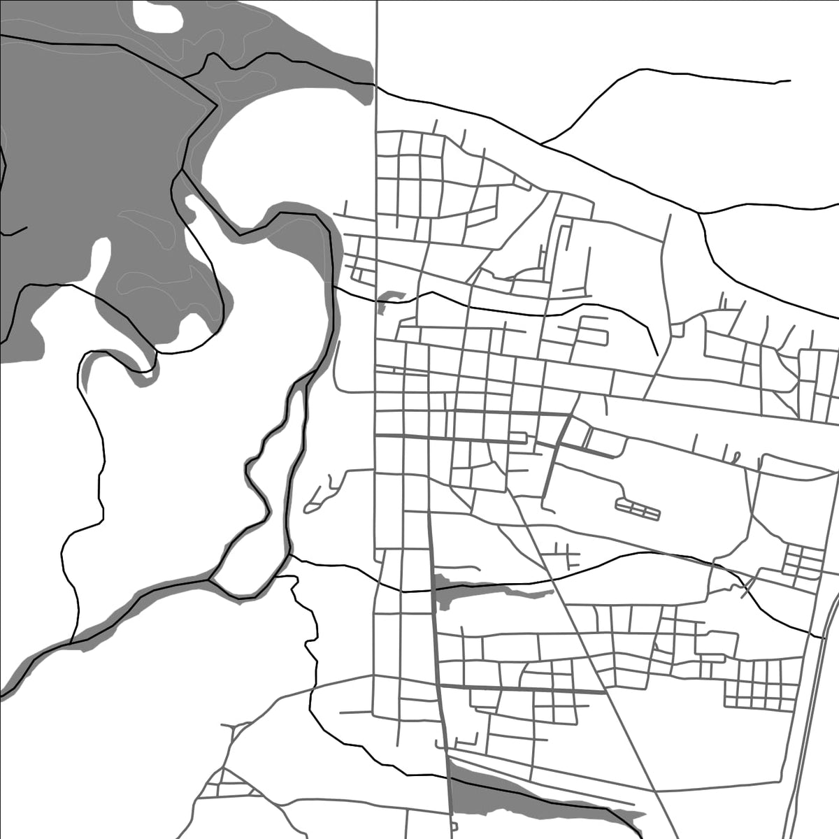 ROAD MAP OF ACARAU, BRAZIL BY MAPBAKES