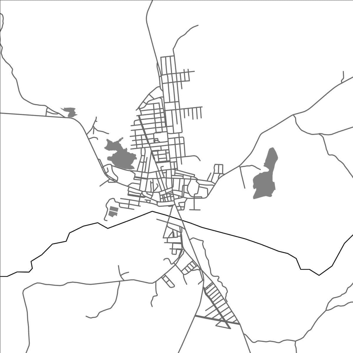 ROAD MAP OF ACARI, BRAZIL BY MAPBAKES