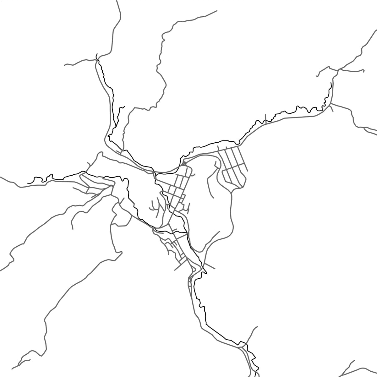 ROAD MAP OF ACUCENA, BRAZIL BY MAPBAKES