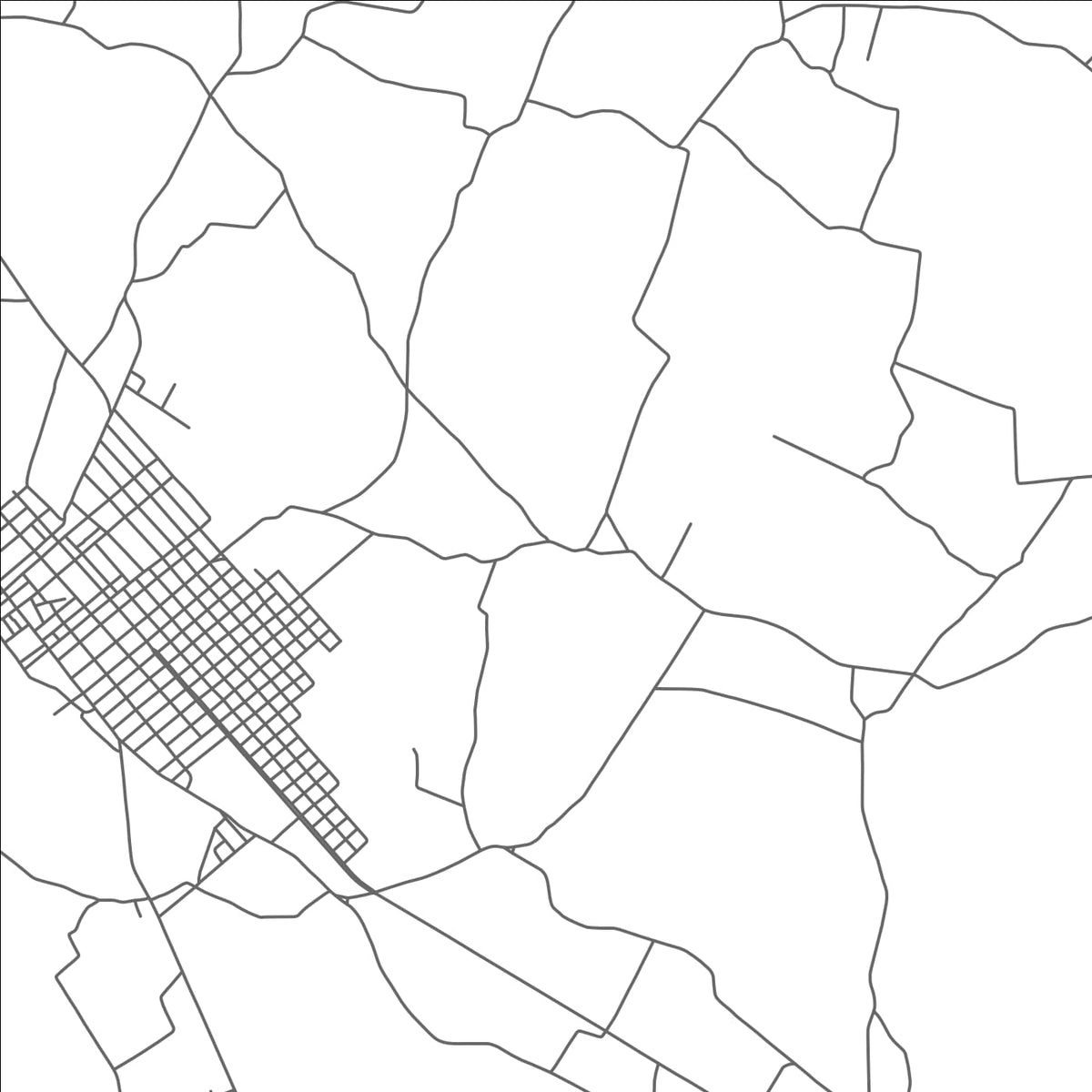 ROAD MAP OF ADUSTINA, BRAZIL BY MAPBAKES