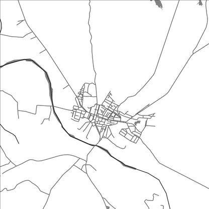 ROAD MAP OF AFONSO BEZERRA, BRAZIL BY MAPBAKES