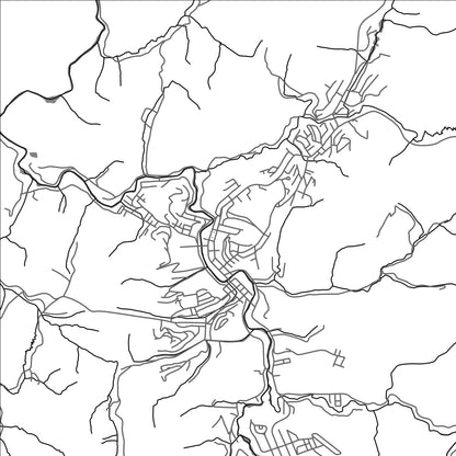 ROAD MAP OF AFONSO CLAUDIO, BRAZIL BY MAPBAKES