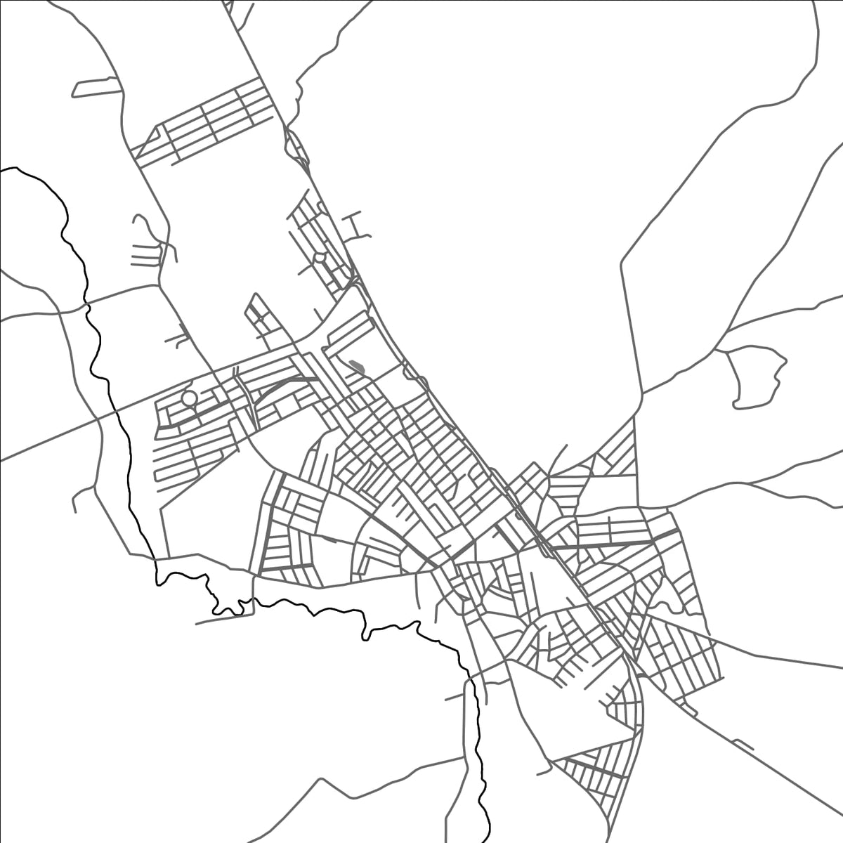 ROAD MAP OF AGRESTINA, BRAZIL BY MAPBAKES