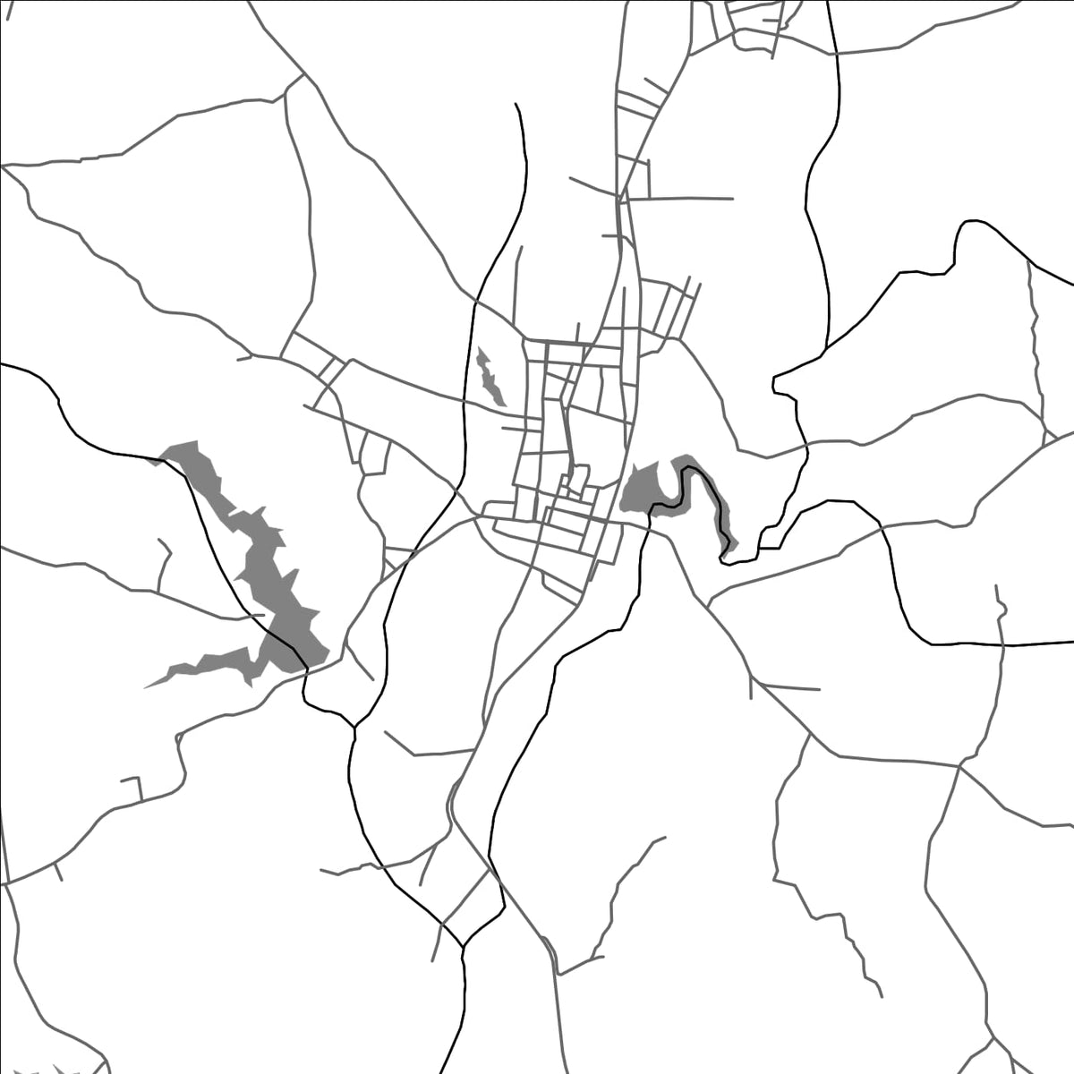 ROAD MAP OF AIUABA, BRAZIL BY MAPBAKES