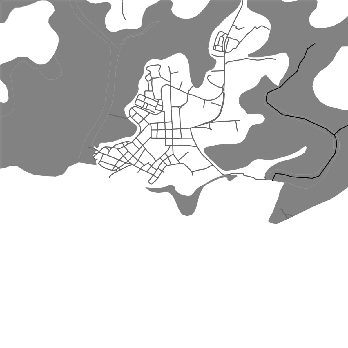 ROAD MAP OF ALCANTARA, BRAZIL BY MAPBAKES
