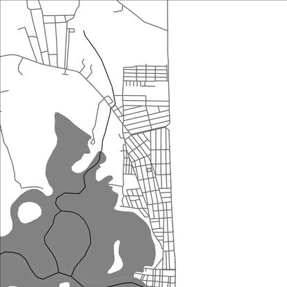 ROAD MAP OF ALCOBACA, BRAZIL BY MAPBAKES
