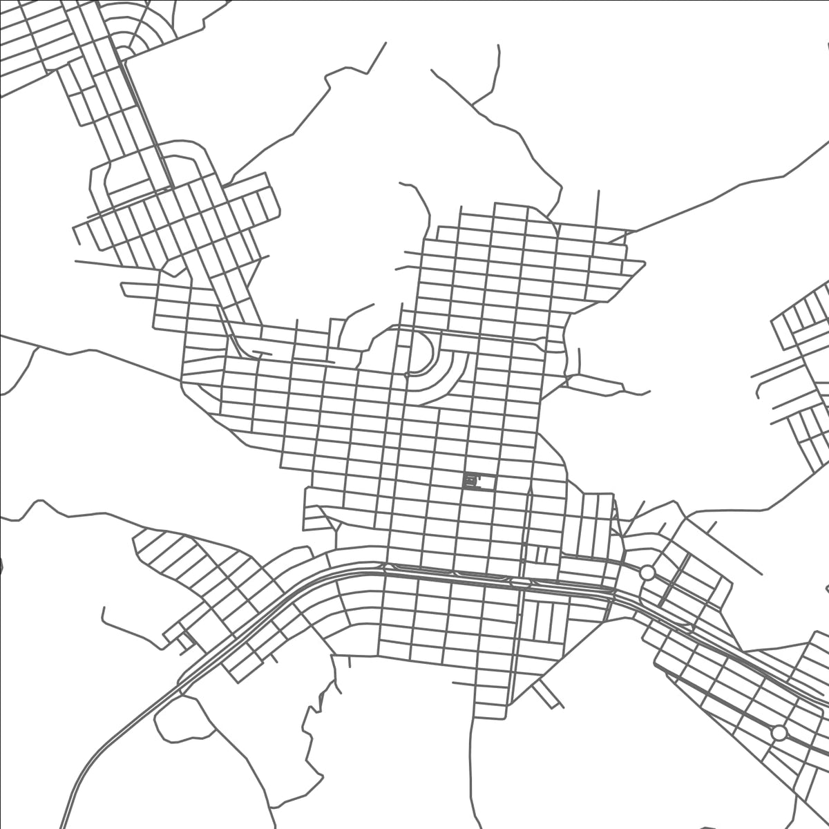 ROAD MAP OF ALEXANIA, BRAZIL BY MAPBAKES