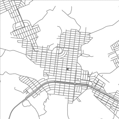 ROAD MAP OF ALEXANIA, BRAZIL BY MAPBAKES