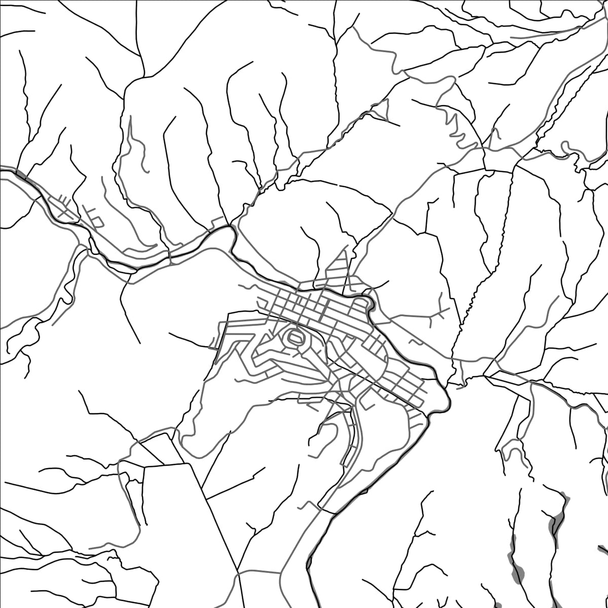 ROAD MAP OF ALFREDO CHAVES, BRAZIL BY MAPBAKES