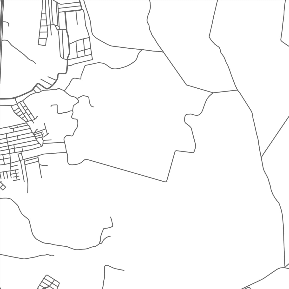 ROAD MAP OF ALHANDRA, BRAZIL BY MAPBAKES