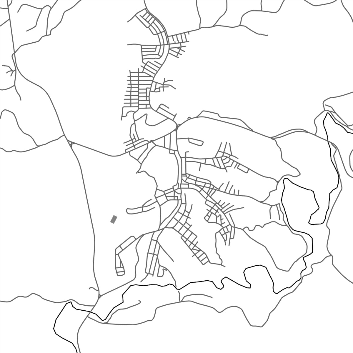 ROAD MAP OF ALIANCA, BRAZIL BY MAPBAKES