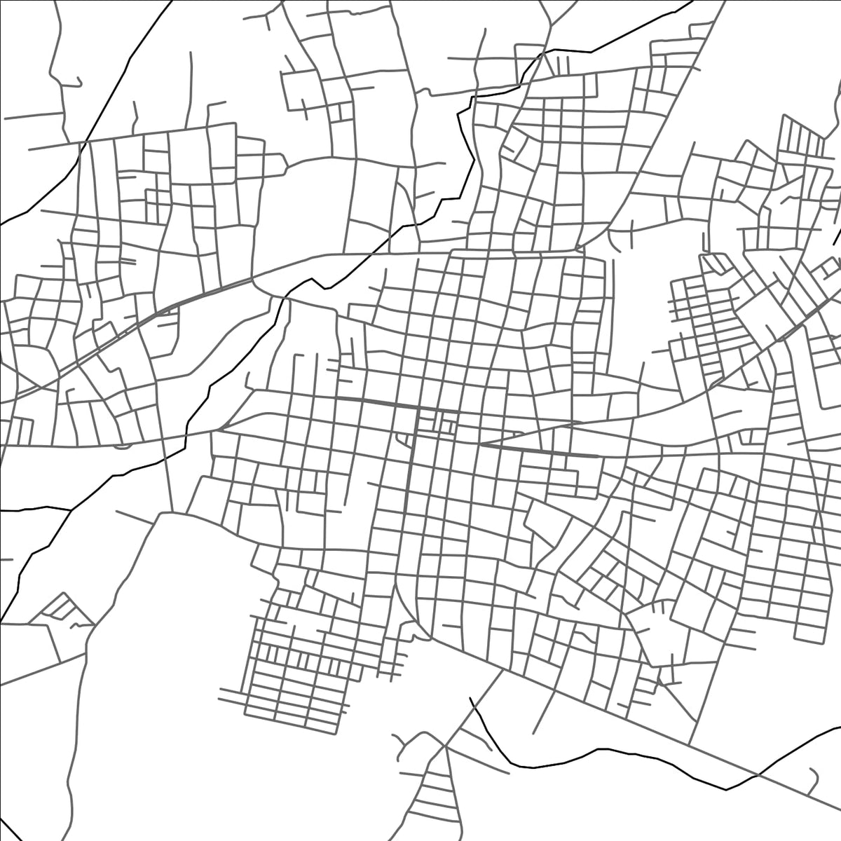 ROAD MAP OF ALTOS, BRAZIL BY MAPBAKES