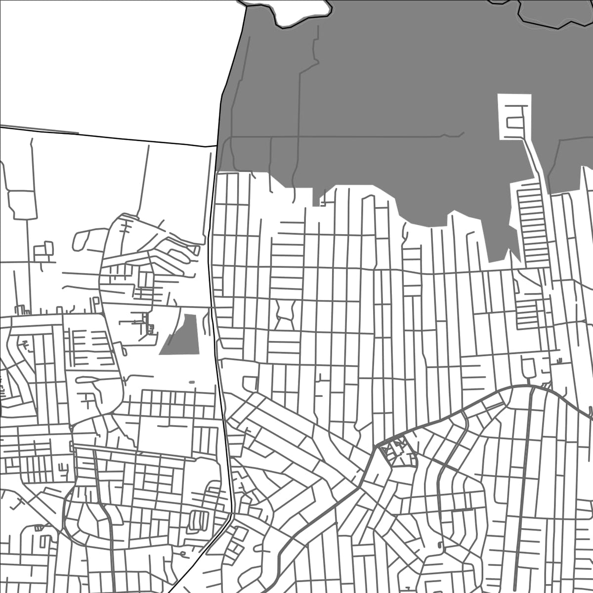 ROAD MAP OF ALVORADA, BRAZIL BY MAPBAKES