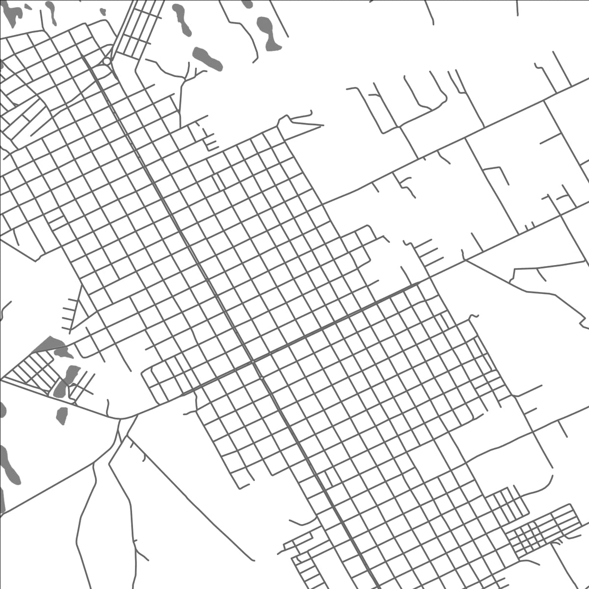 ROAD MAP OF AMAMBAI, BRAZIL BY MAPBAKES