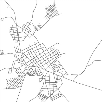 ROAD MAP OF AMARANTE DO MARANHAO, BRAZIL BY MAPBAKES