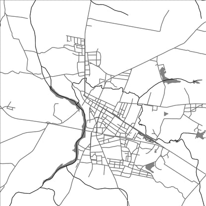 ROAD MAP OF AMONTADA, BRAZIL BY MAPBAKES
