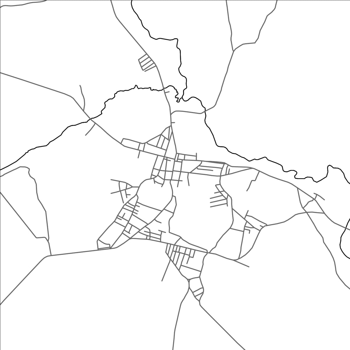 ROAD MAP OF ANADIA, BRAZIL BY MAPBAKES