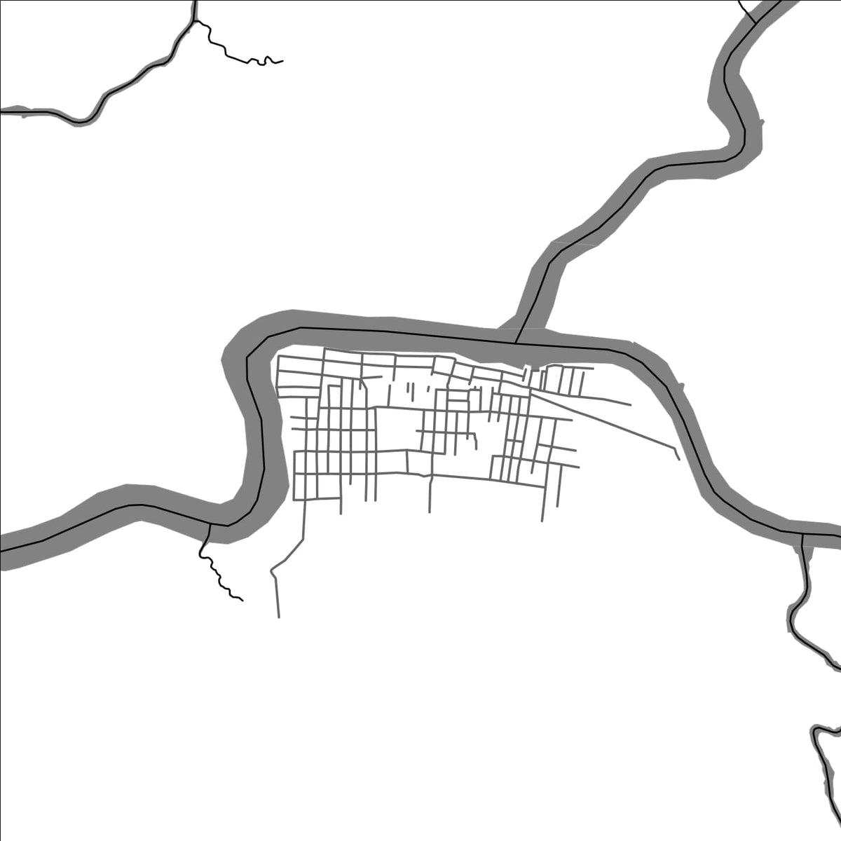 ROAD MAP OF ANAJAS, BRAZIL BY MAPBAKES