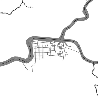 ROAD MAP OF ANAJAS, BRAZIL BY MAPBAKES