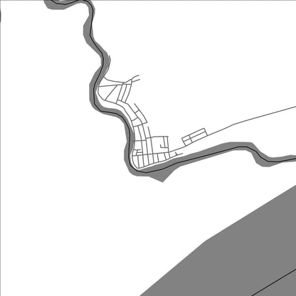 ROAD MAP OF ANAMA, BRAZIL BY MAPBAKES