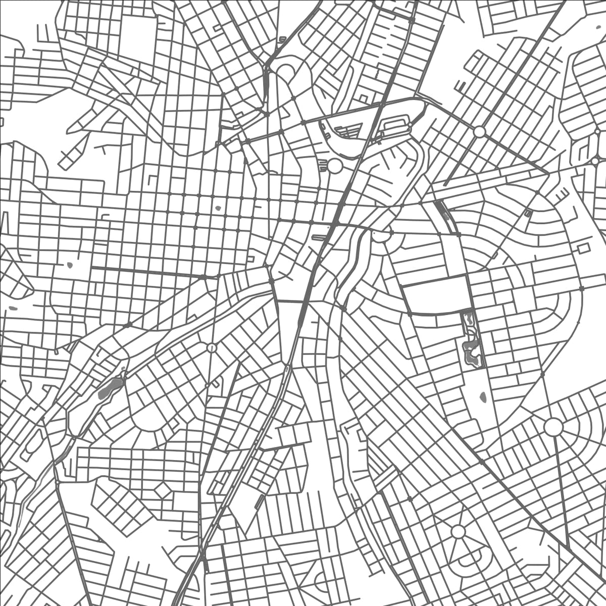 ROAD MAP OF ANAPOLIS, BRAZIL BY MAPBAKES