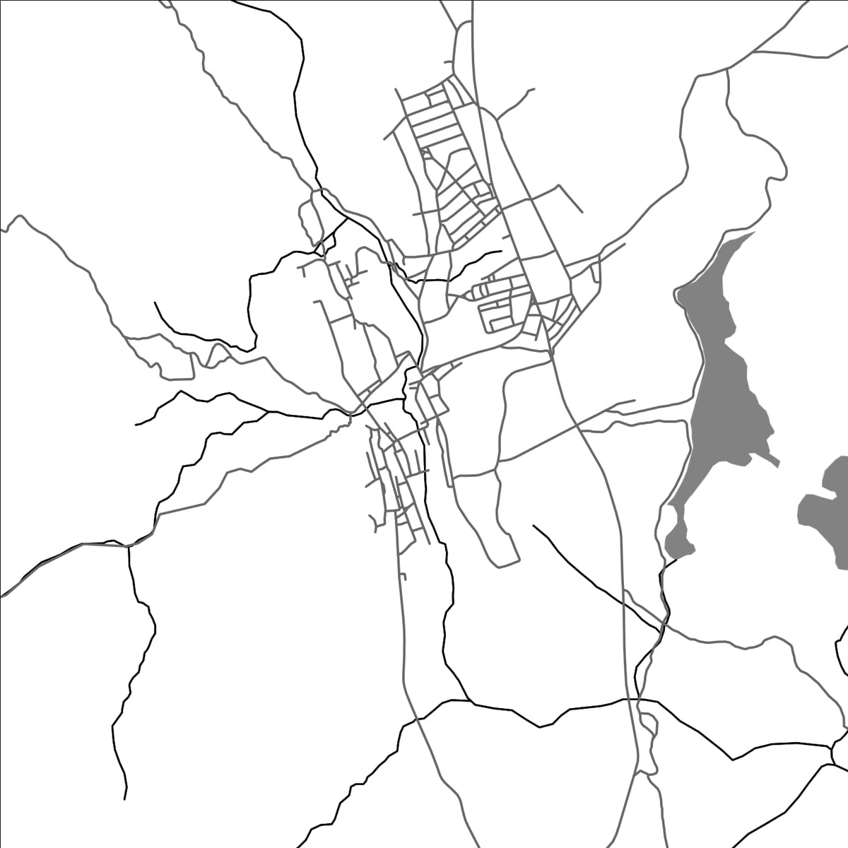 ROAD MAP OF ANDARAI, BRAZIL BY MAPBAKES