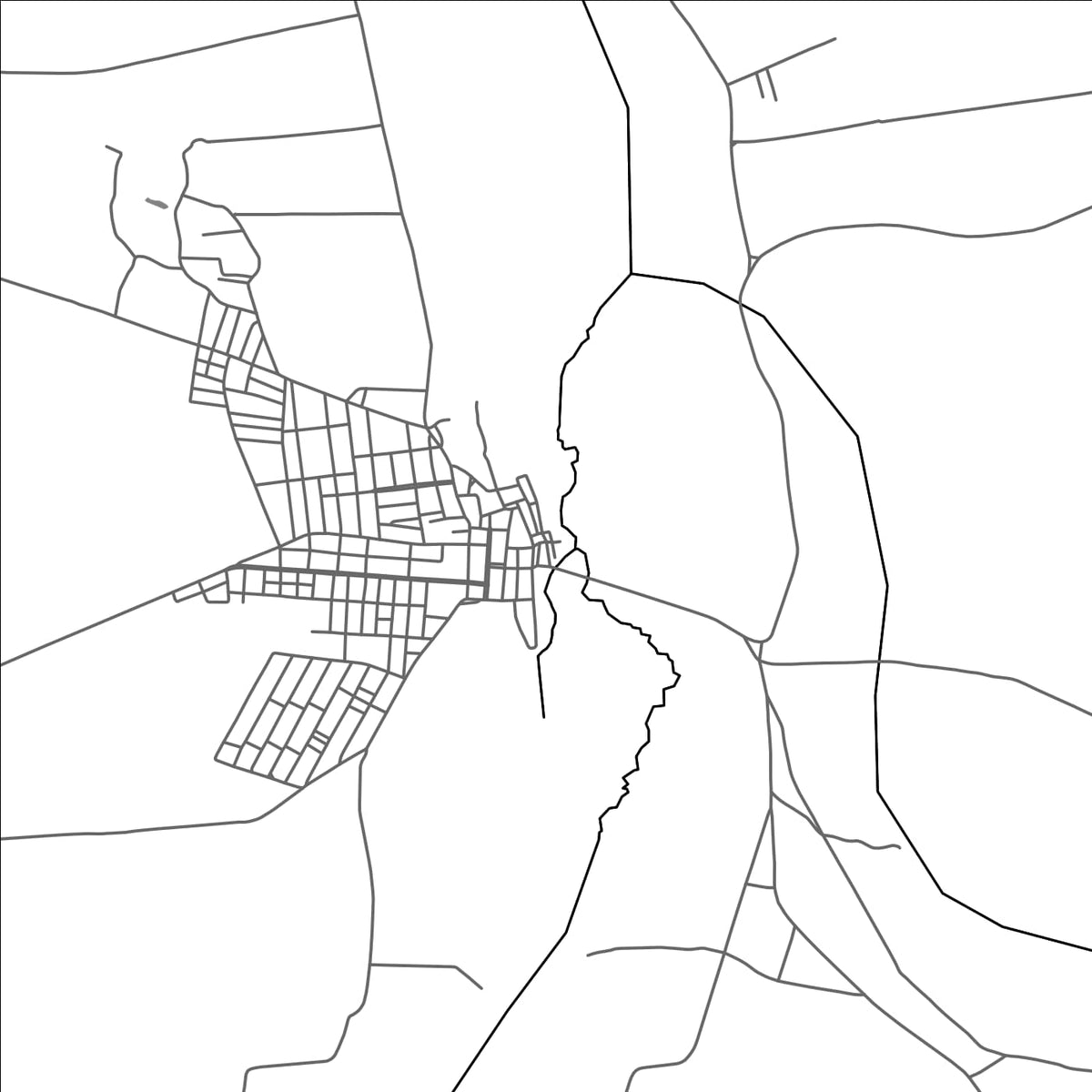 ROAD MAP OF ANGICAL, BRAZIL BY MAPBAKES