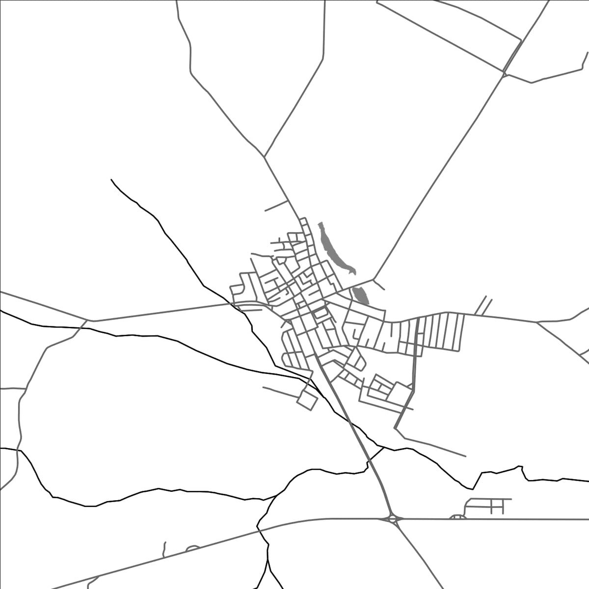 ROAD MAP OF ANGUERA, BRAZIL BY MAPBAKES