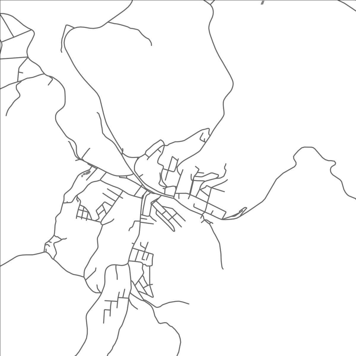 ROAD MAP OF ANTONIO CARLOS, BRAZIL BY MAPBAKES