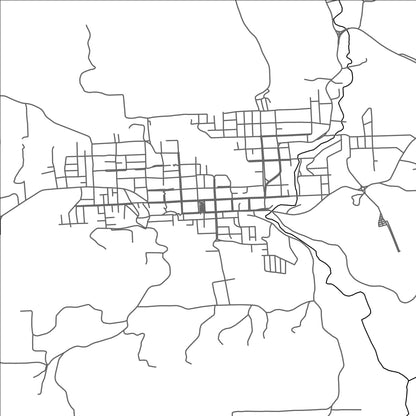 ROAD MAP OF ANTONIO PRADO, BRAZIL BY MAPBAKES