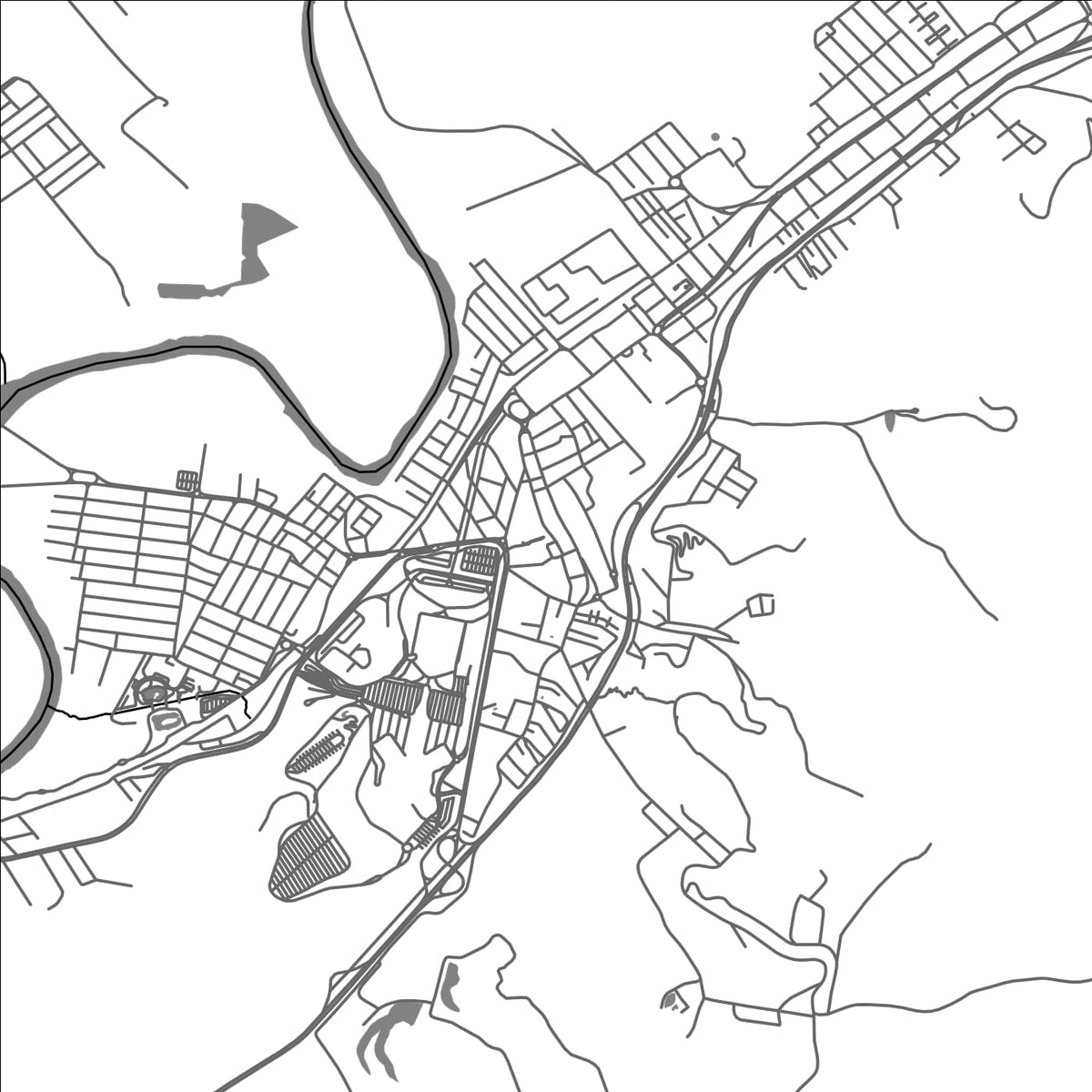 ROAD MAP OF APARECIDA, BRAZIL BY MAPBAKES
