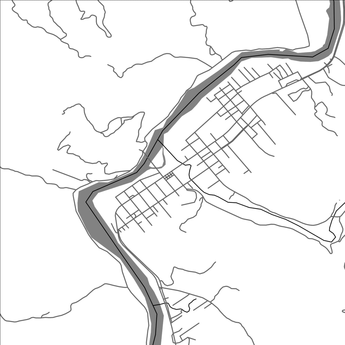 ROAD MAP OF APIUNA, BRAZIL BY MAPBAKES