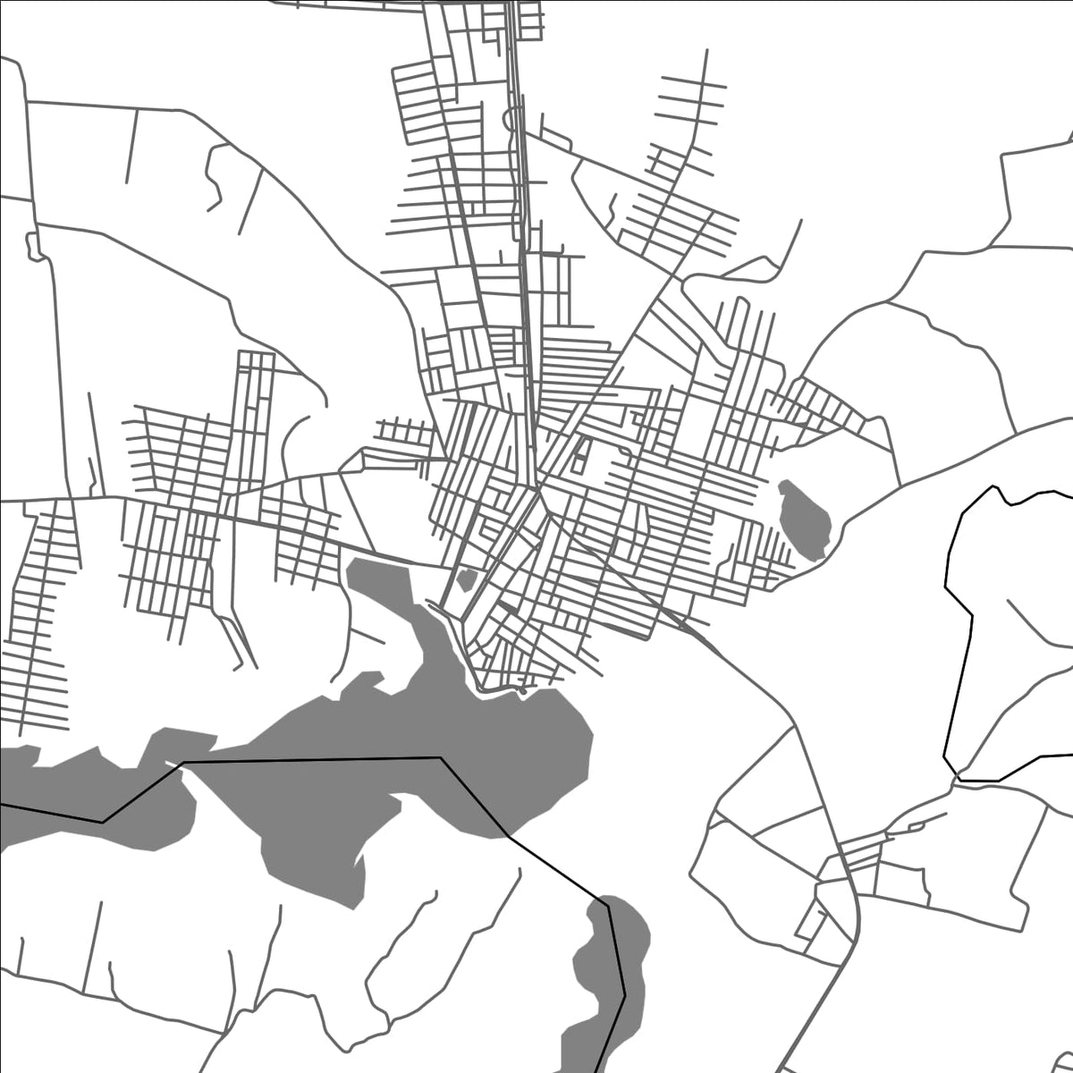 ROAD MAP OF APODI, BRAZIL BY MAPBAKES