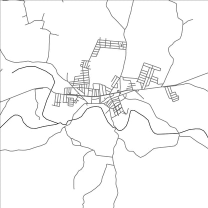ROAD MAP OF ARACAGI, BRAZIL BY MAPBAKES