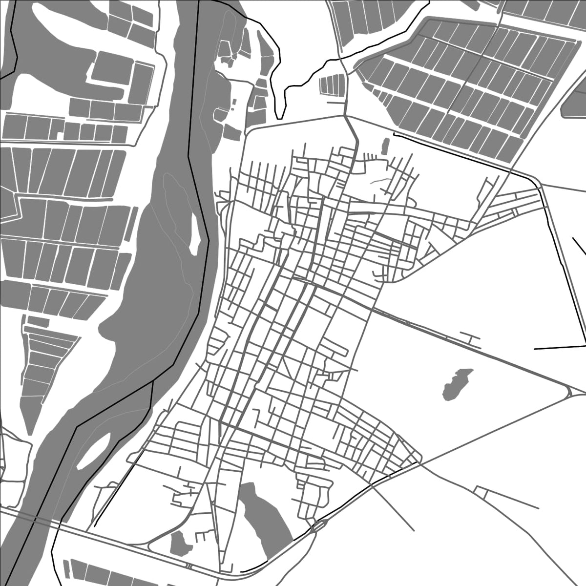ROAD MAP OF ARACATI, BRAZIL BY MAPBAKES