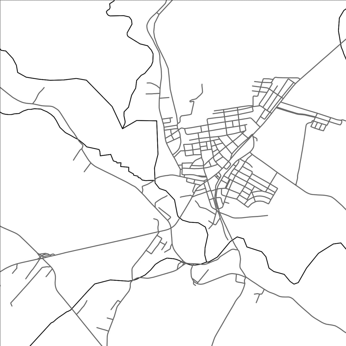 ROAD MAP OF ARACOIABA, BRAZIL BY MAPBAKES