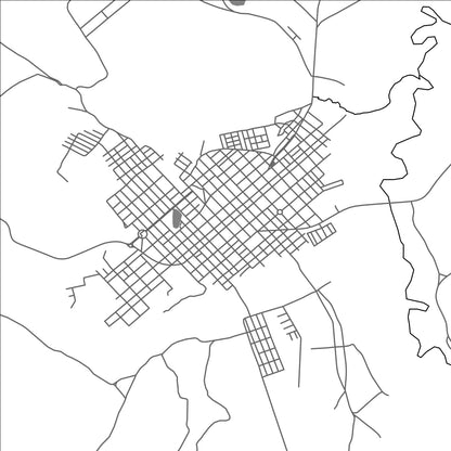 ROAD MAP OF ARAUJOS, BRAZIL BY MAPBAKES