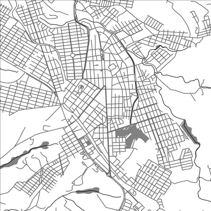 ROAD MAP OF ARCOS, BRAZIL BY MAPBAKES