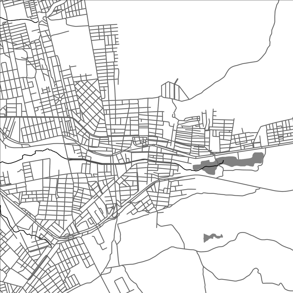 ROAD MAP OF ARCOVERDE, BRAZIL BY MAPBAKES