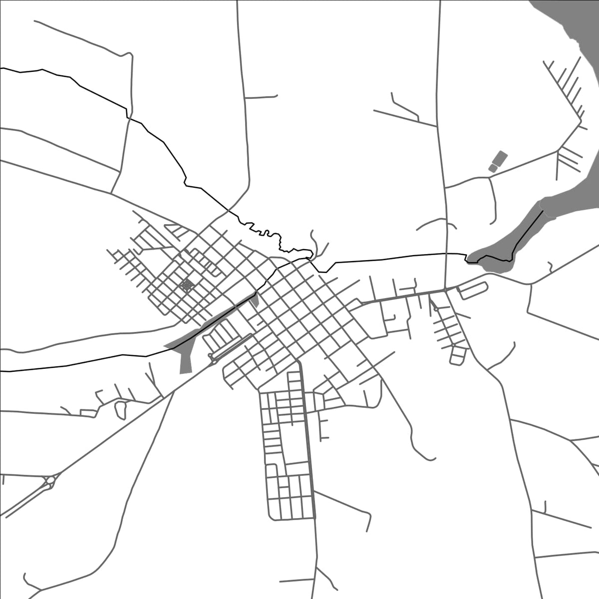 ROAD MAP OF AREALVA, BRAZIL BY MAPBAKES