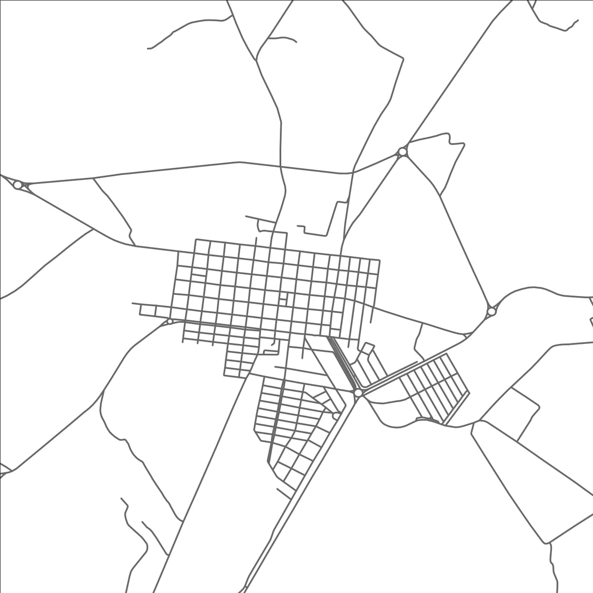 ROAD MAP OF ARIRANHA, BRAZIL BY MAPBAKES