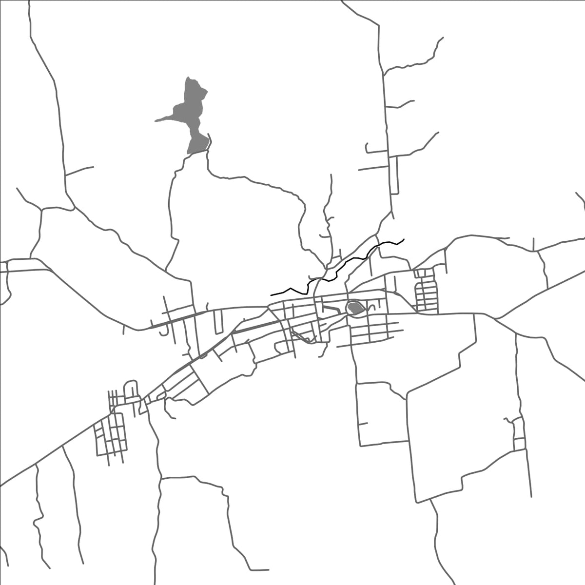 ROAD MAP OF AROEIRAS, BRAZIL BY MAPBAKES