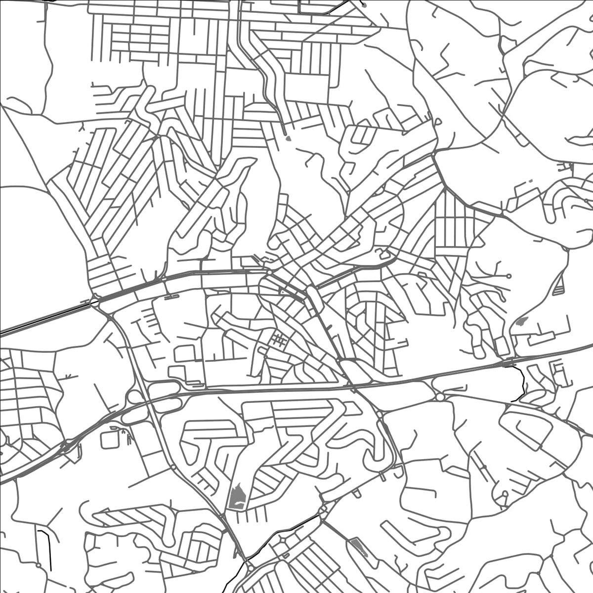 ROAD MAP OF ARUJA, BRAZIL BY MAPBAKES