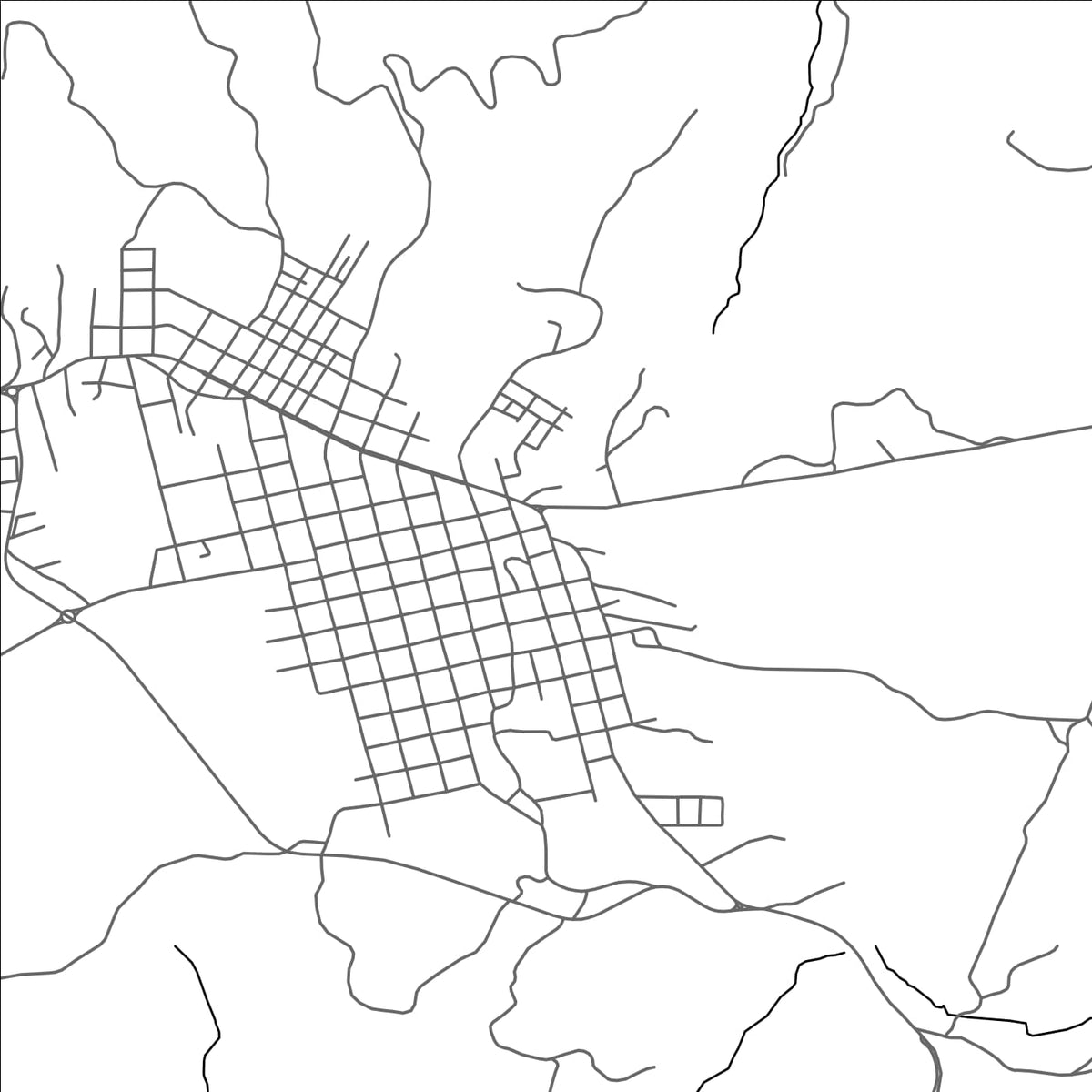 ROAD MAP OF ARVOREZINHA, BRAZIL BY MAPBAKES