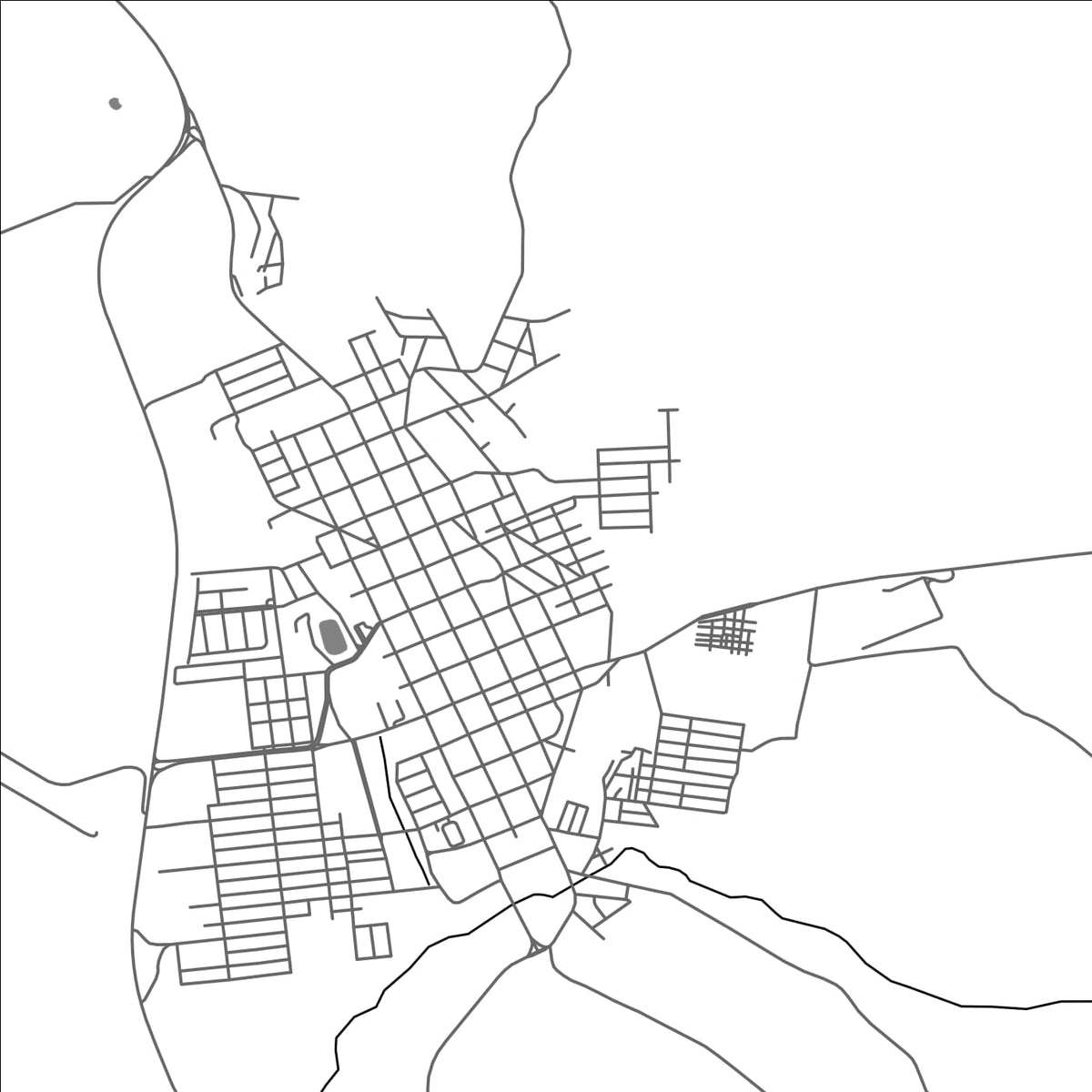 ROAD MAP OF ASSAI, BRAZIL BY MAPBAKES