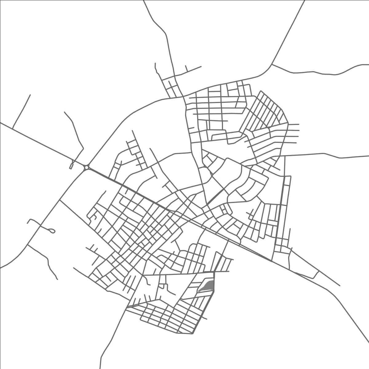 ROAD MAP OF AUGUSTINOPOLIS, BRAZIL BY MAPBAKES