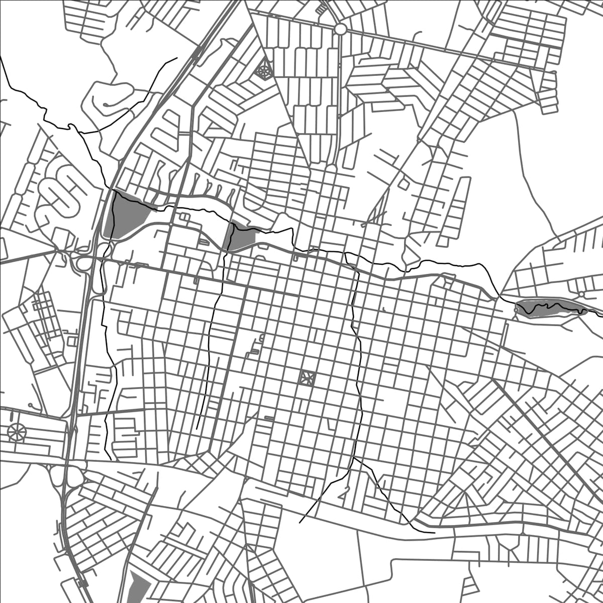 ROAD MAP OF AVARE, BRAZIL BY MAPBAKES