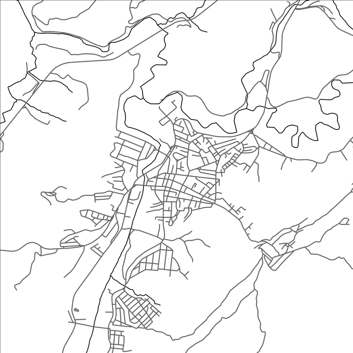 ROAD MAP OF BAEPENDI, BRAZIL BY MAPBAKES