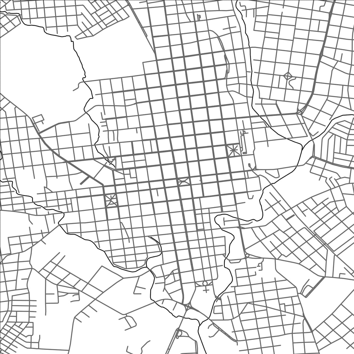 ROAD MAP OF BAGE, BRAZIL BY MAPBAKES