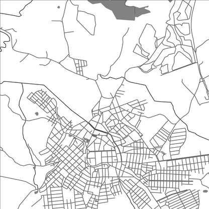 ROAD MAP OF BAMBUI, BRAZIL BY MAPBAKES